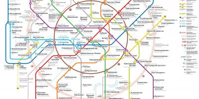 Moskva közlekedési térkép
