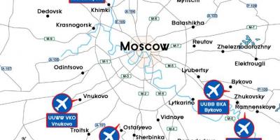Moszkva, repülőtér, térkép terminál