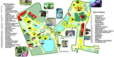 Térkép Moszkvai állatkertben