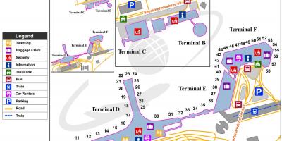SVO terminál térkép