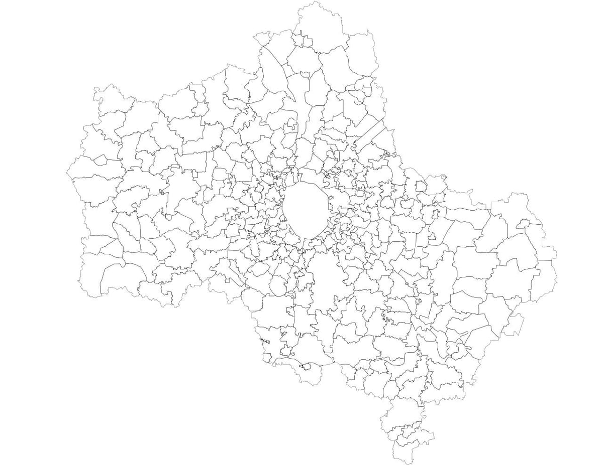 Moskva település térkép