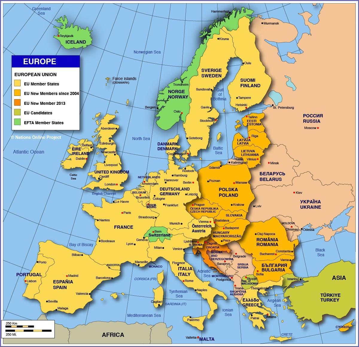 Moszkva európa térképe