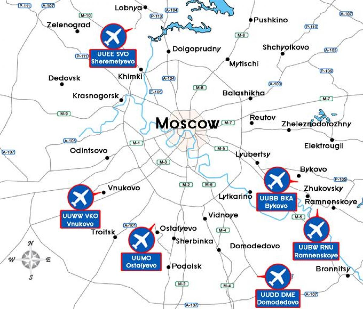 térkép Moszkva