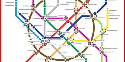 Moszkvai metró térkép orosz