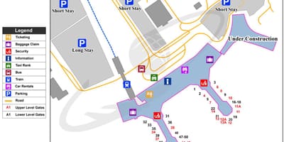 Térkép DME repülőtér