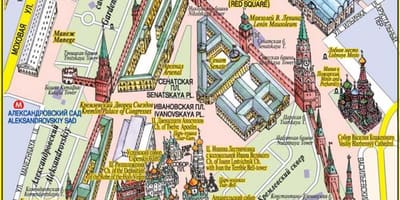 Vörös Tér, Moszkva térkép